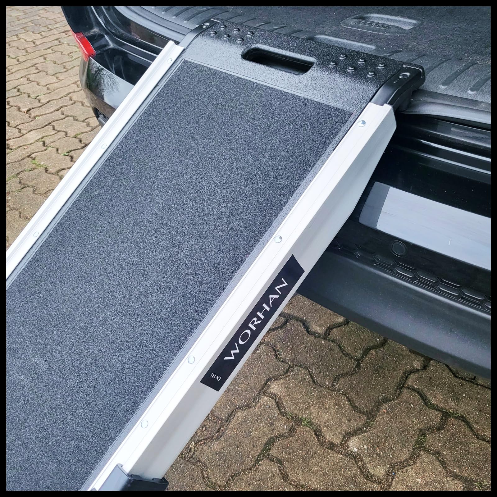 Rampa Telescopica Allungabile fino a 180 kg Alluminio per Cane Animali Domestici 175x41cm DRT41