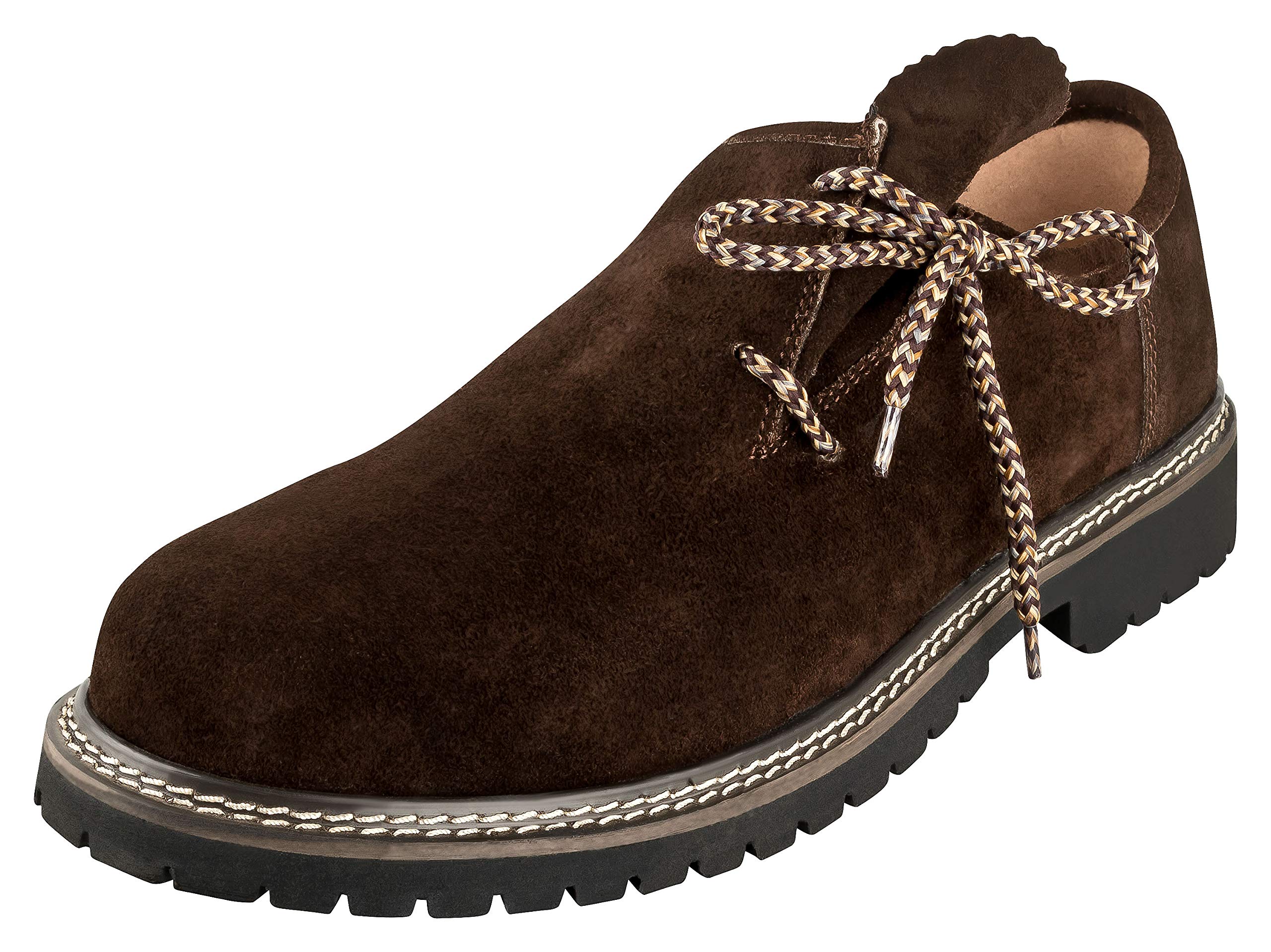 Premium Trachten Herrenschuhe - hochwertiger Trachtenschuh für Männer - Lederschuhe für Oktoberfes