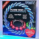 TOSY Flying Ring - 36 RGB Multicolor or 12 Monocolor LEDs, Super Bright, Lost Mode, Auto Light Up, Valentine Easter Gift for Kid/Teen/Boy/Girl, Safe, Waterproof, Pool/Beach/Camping Toy