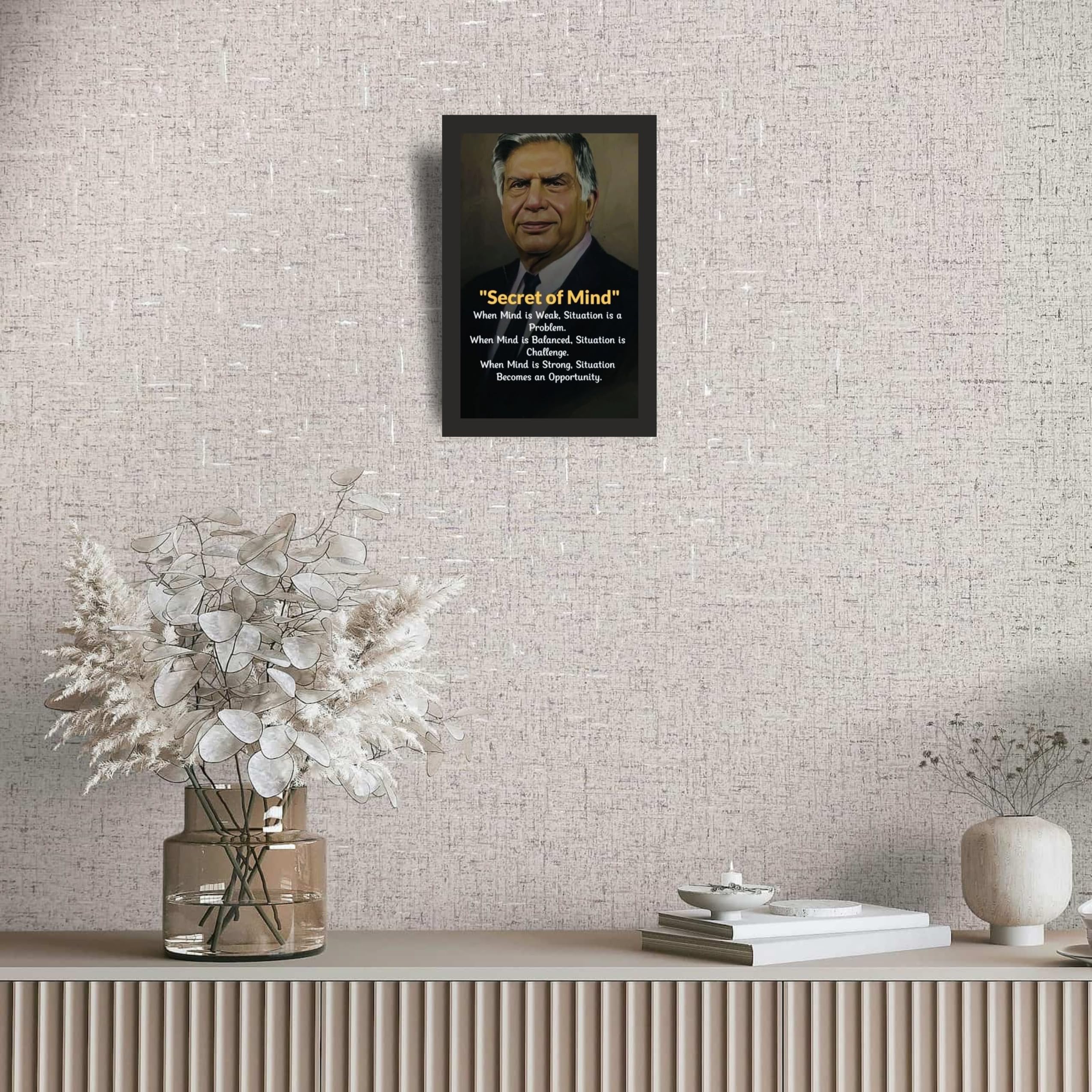 Secret of Mind Quote Wall Art
