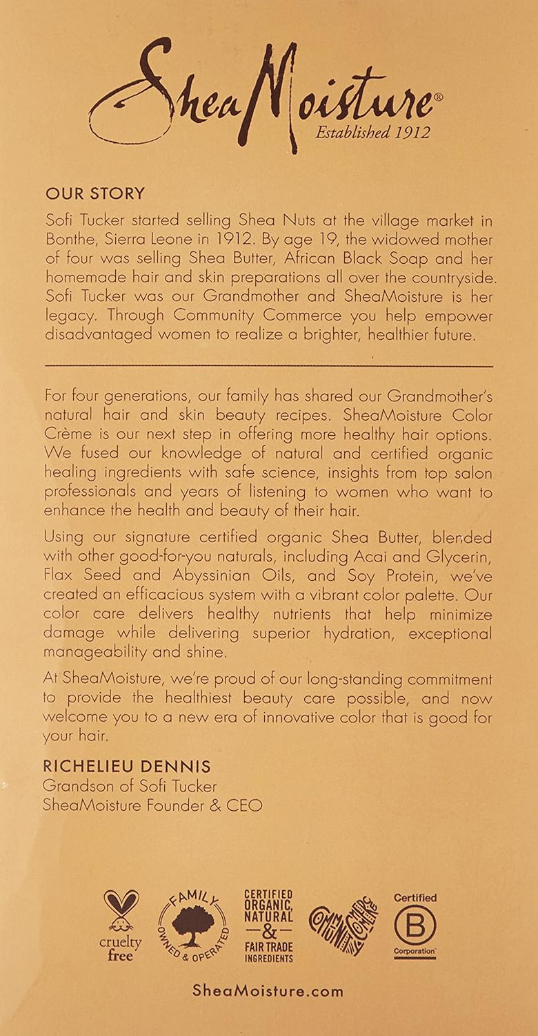 Shea Moisture Nourishing Hair Color Kit, Dark Blonde