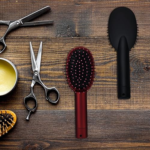 Miniatura 5 de Jspupifip Cepillo de pelo seguro para desviación contenedor seguro para viaje cepillo de pelo oculto soporte para dinero en efectivo para viajes de