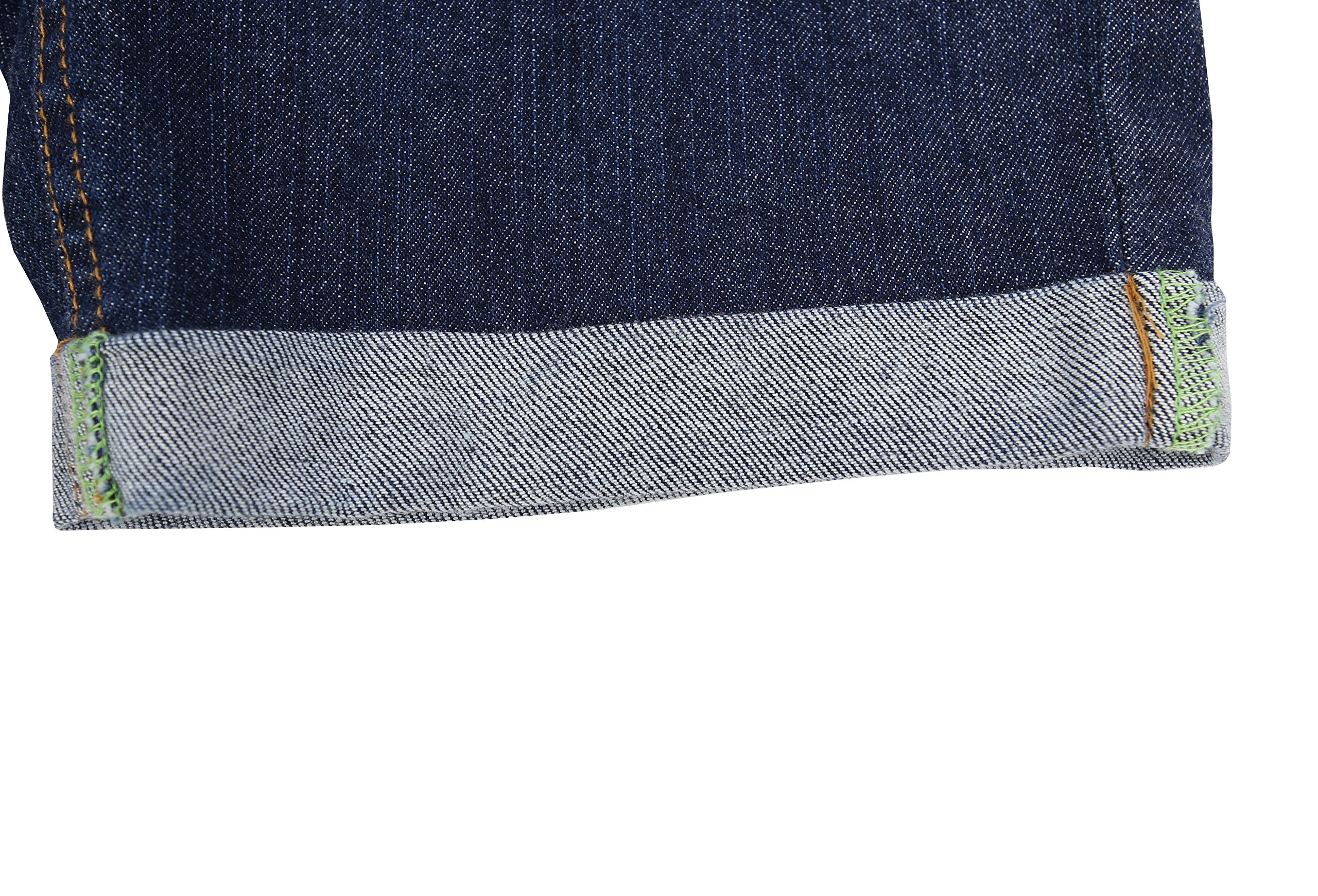 Bienzoe Fille Doux Denim Taille Haute Extensible Jeans Shorts