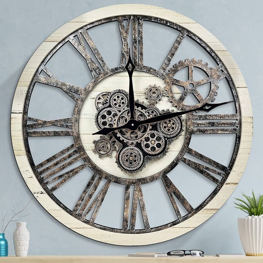 Amazon.com: HOIBAI Large Wall Clock, Wall Clocks for Living