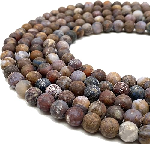 Miniatura 20 de ABCGEMS - Cuentas de morganita africana (agujero grande de 0.079 in)