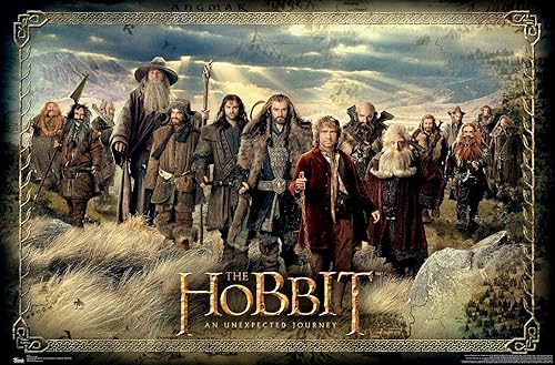 Trends International The Hobbit An Unexpected Journey - Póster de pared grupal, 14.725 x 22.375 pulgadas, versión premium sin marco
