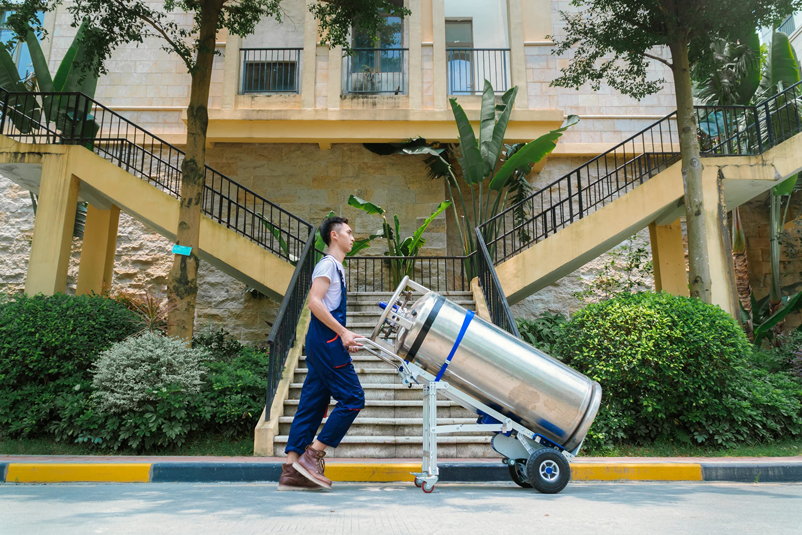 XSTO ZW7210GC Electric Stair Climbing Hand Truck
