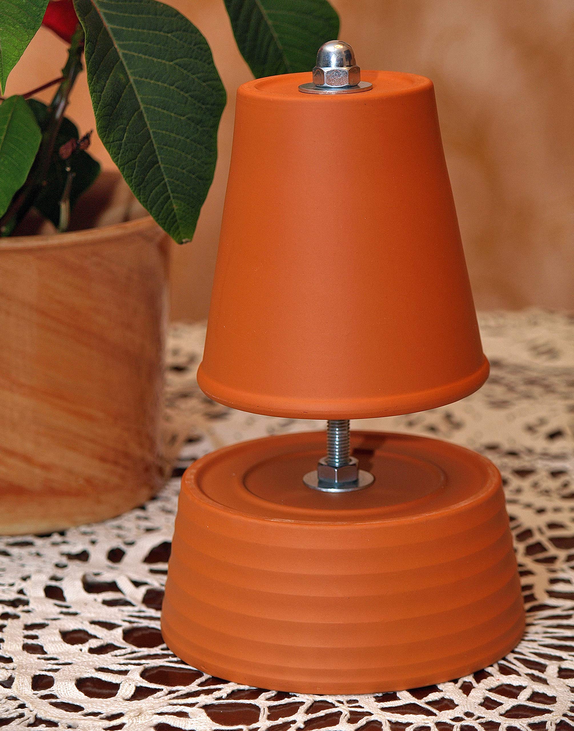 ▀ Forno tealight ▀ per un massimo di 6 tealights riscaldamento tealight camino repellente per zanzare giardino terrazza candela stufa tavolo camino candele profumate soggiorno decorazione forno