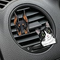 Vista 4 de WIRESTER Clip de ventilación con aroma fresco para automóvil, accesorios decorativos, decoración interior para autos