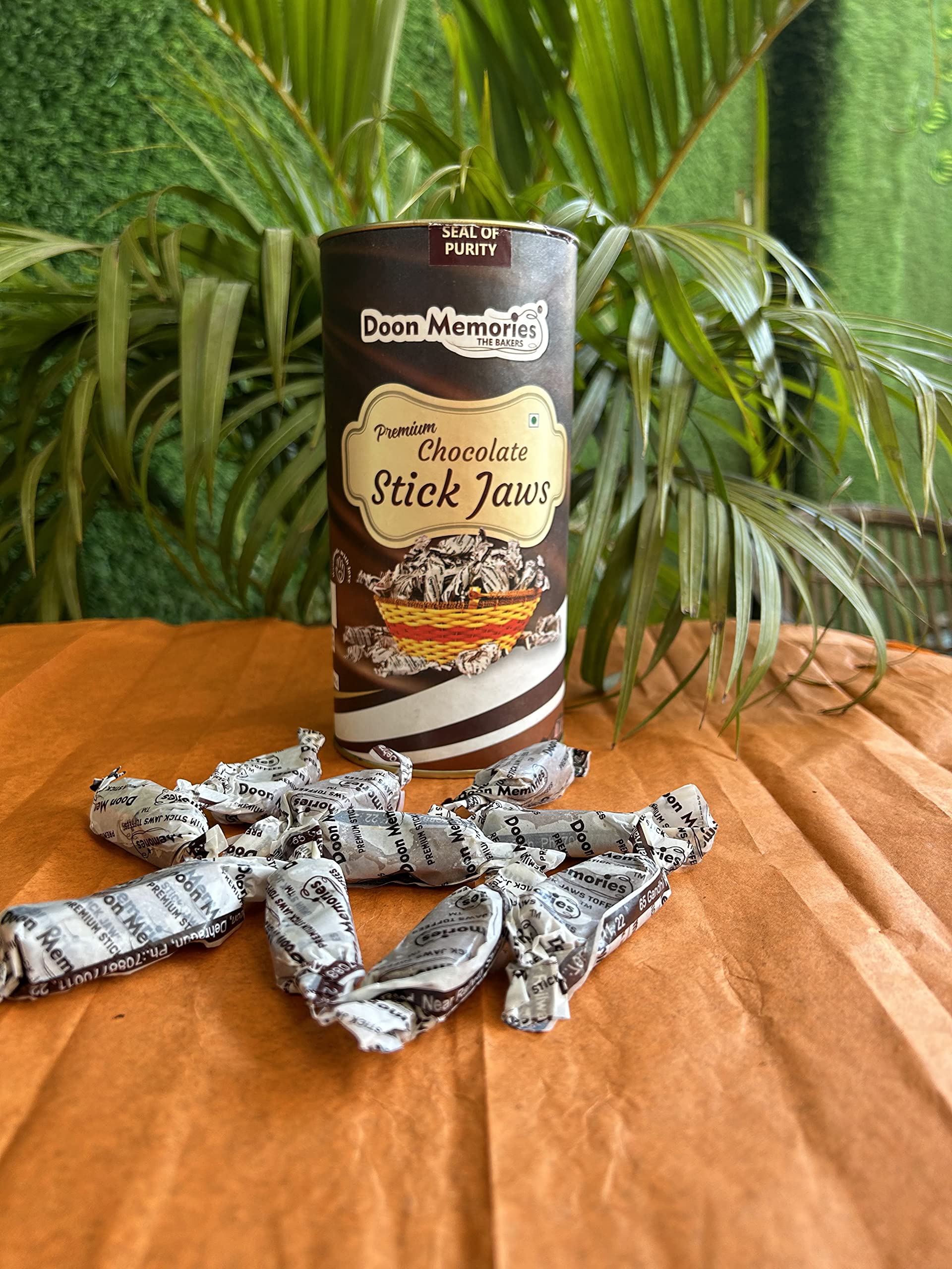 DOON MEMORIES CHOCOLATE STICK JAWS TOFFEE/CHEWY,CHOCOLATE FLAVORED DELIGHT/EGGLESS-400 GMS