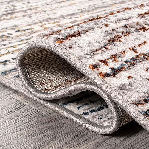 Miniatura 5 de JONATHAN Y Loom Strie' - Alfombra para interiores de 8 x 10 pies, moderna para sala de estar, dormitorio, cocina, oficina, fácil de limpiar, alto