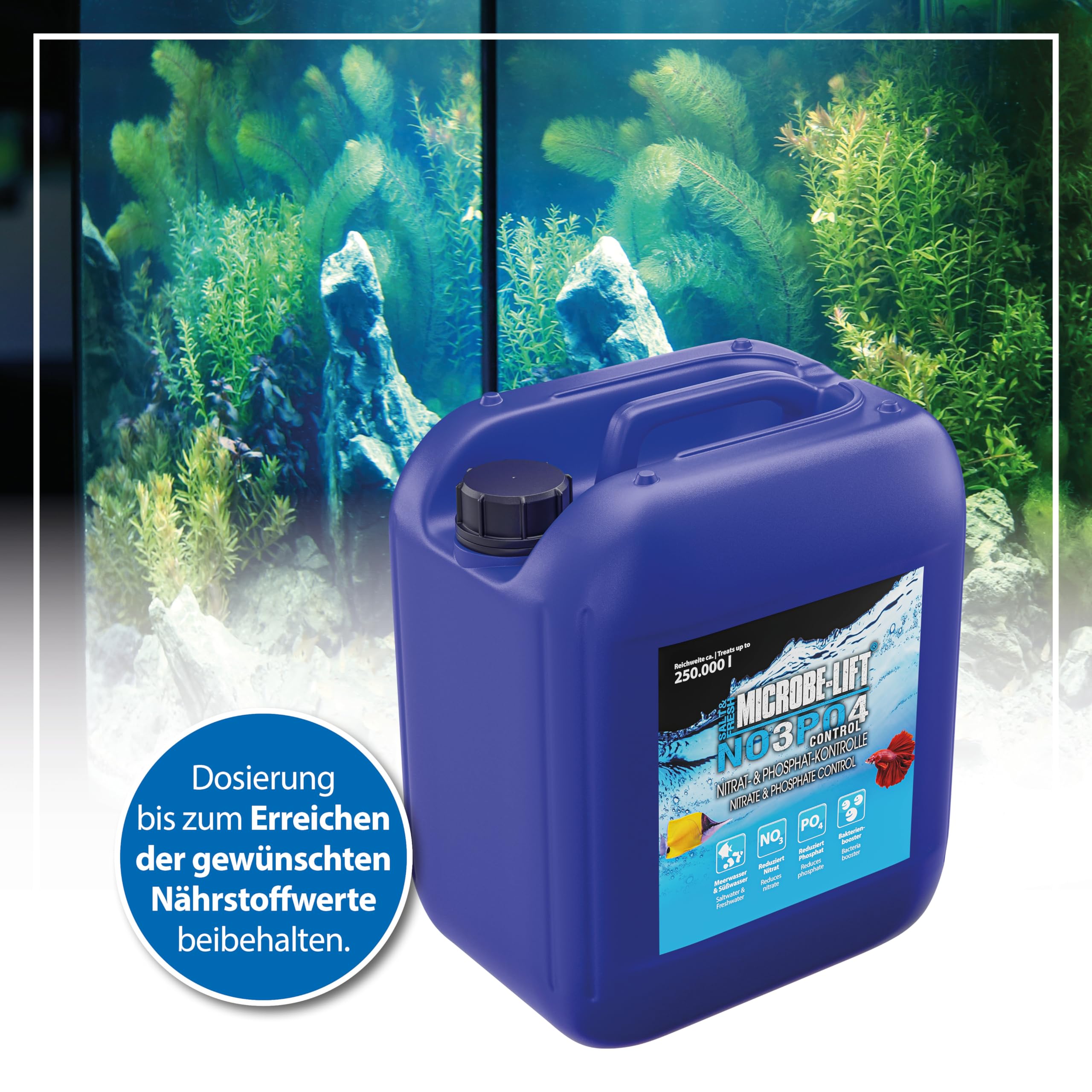 Nitrate & Phosphate Remover Aquarium, ARKA NOPO Control 5000 ml, biologically reduces NO3 & PO4 via bacteria activation - Image 4