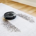 Shark IQ Robot Vacuum R100 with IQ Navigation, Home Mapping, Self-Cleaning Brushroll, Wi-Fi (RV1000C) , black