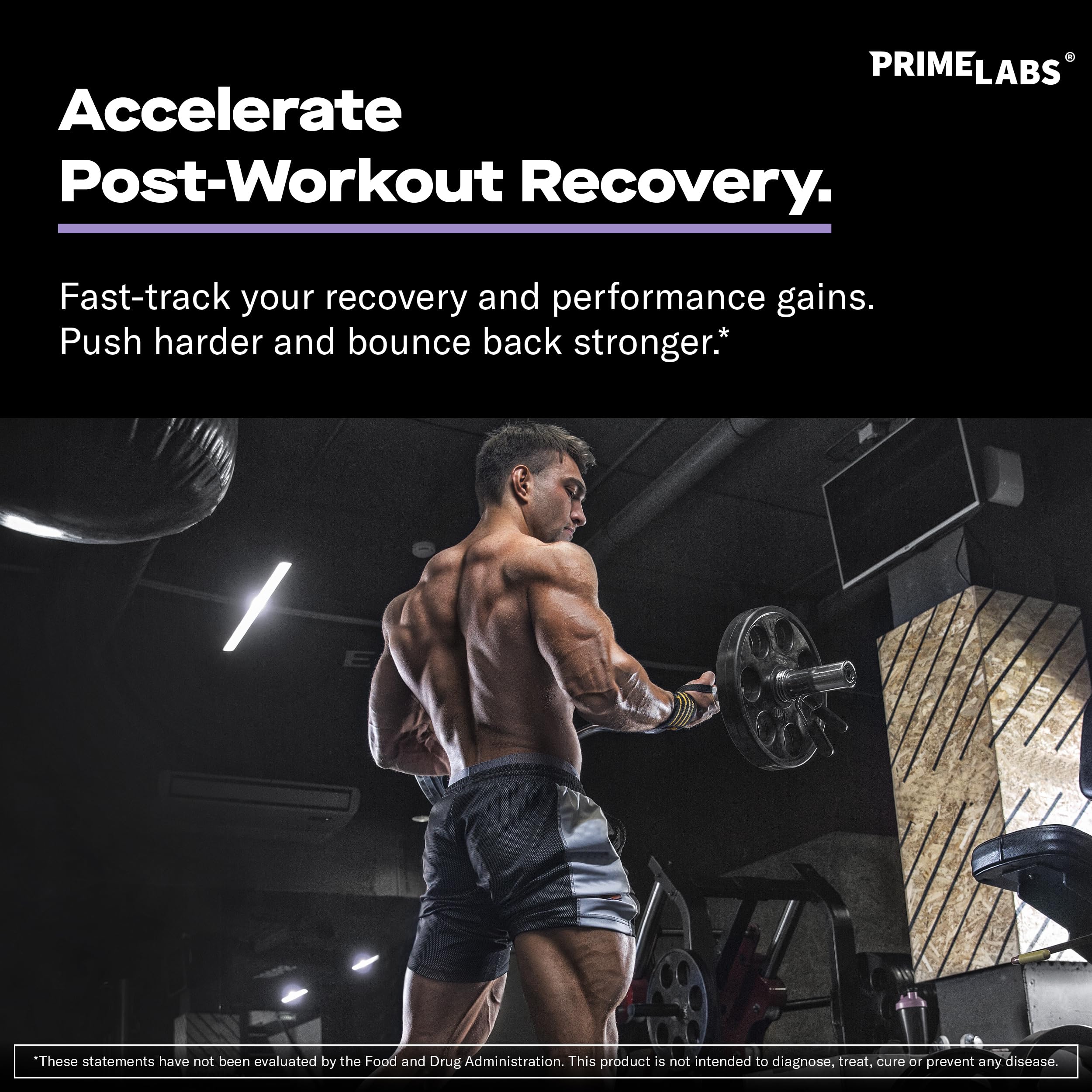 Prime Labs L-Glutamine Capsules 600 Mg for Men & Women — Amazon image 4