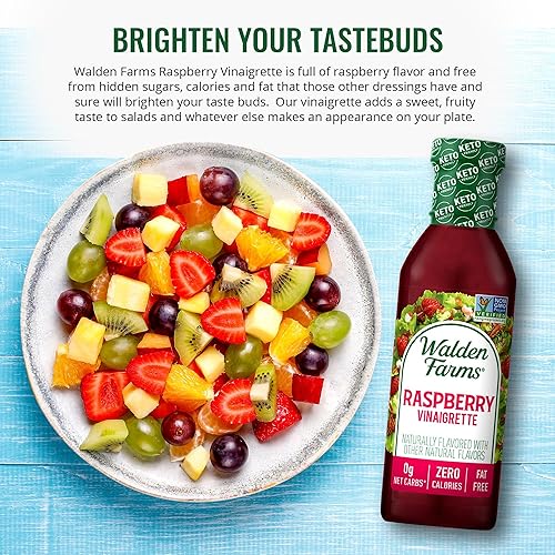 Vista 195 de Walden Farms Buffalo Ranch - Aderezo y salsa – Sin calorías, sin gluten, bajo en carbohidratos, apto para dieta cetogénica, sin azúcar, sin grasa