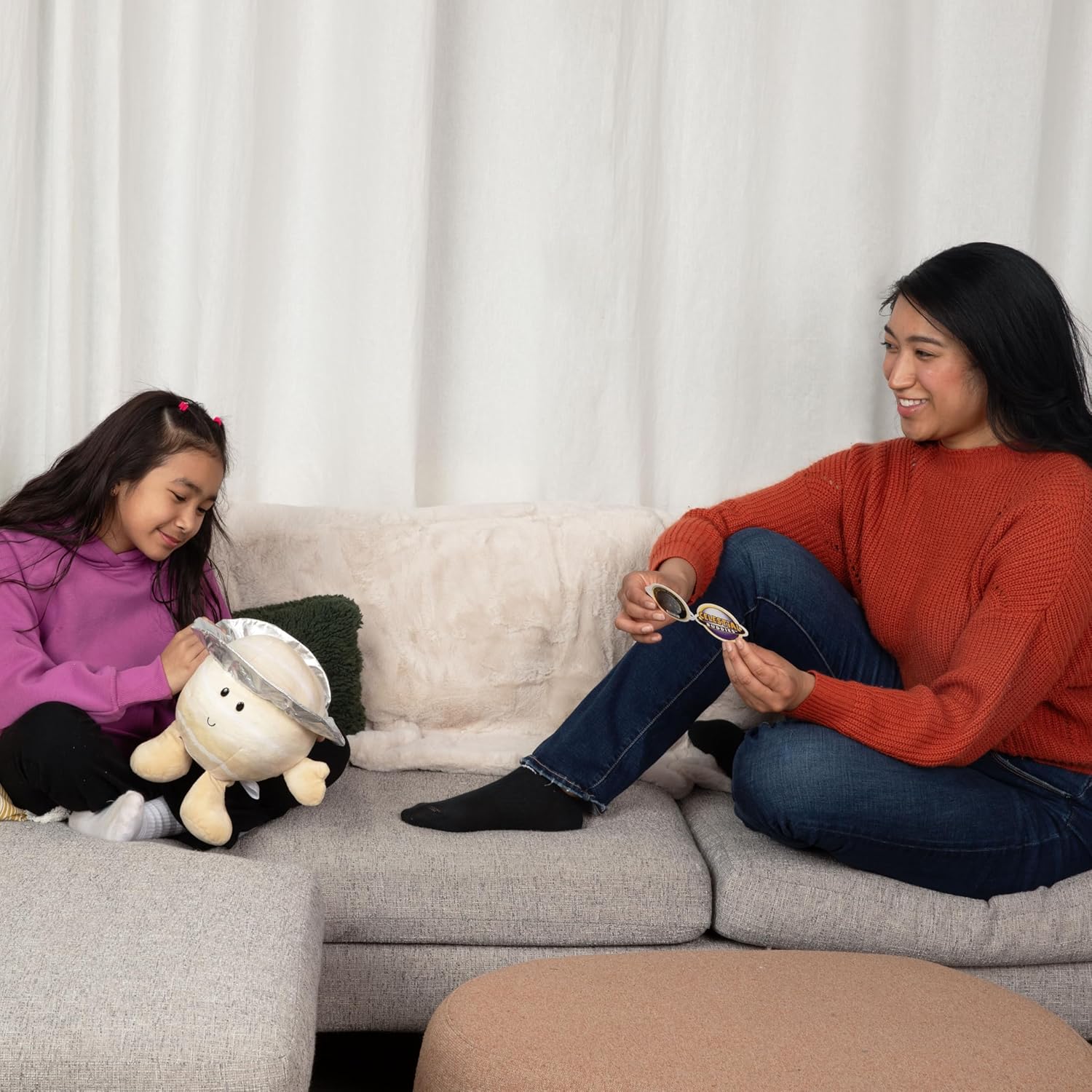 Celestial Buddies Saturn Buddy | 10" Soft Stuffed Plush, Embroidered Features, Fun Planet Facts Tag for Kids – STEM Learning, Educational Gift, Classroom & Homeschool Science Space Astronomy | 0+ - Image 5