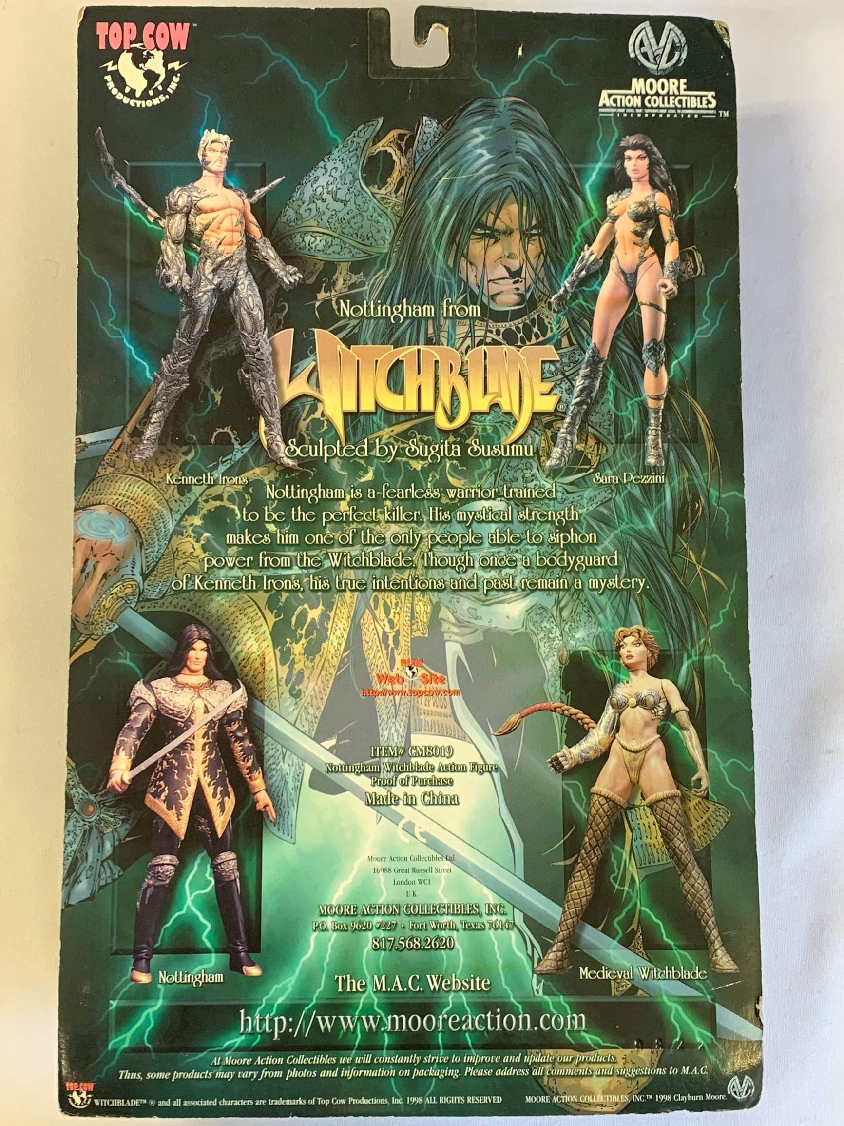 美品ムーアアクションコレクティブル　ザ・ダークネス6インチフィギュア 美品ムーアアクションコレクティブル ザ・ダークネス6インチ
