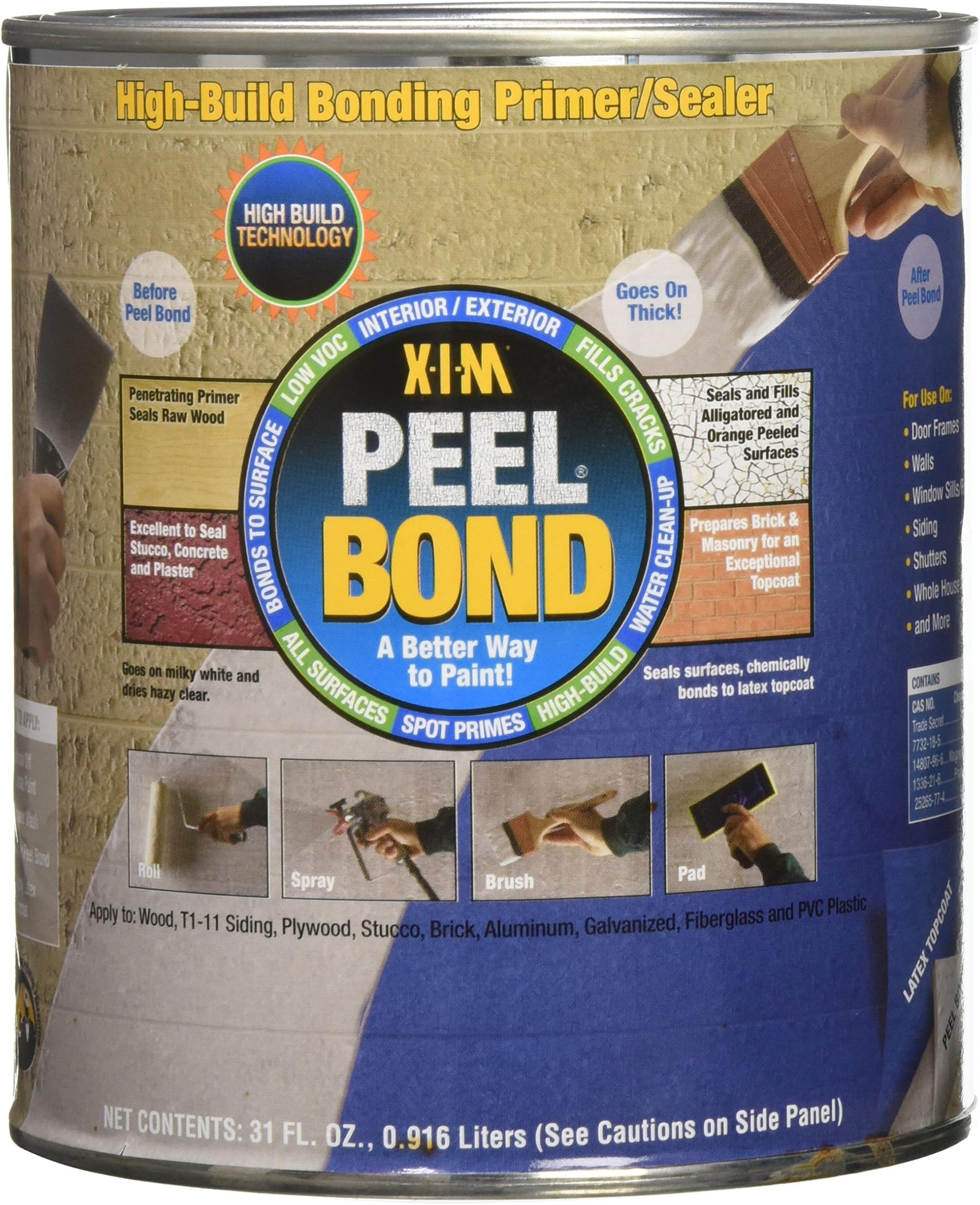 152164 XIM Qt Peel Bonding Primer Clear, 31 Fl Oz (Pack of 1)