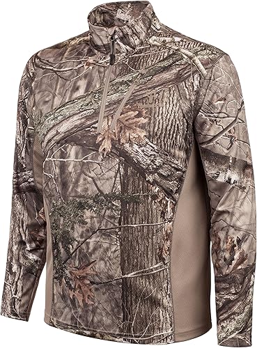 Miniatura 9 de Huntworth Camisa ligera con cremallera de 14 para hombre