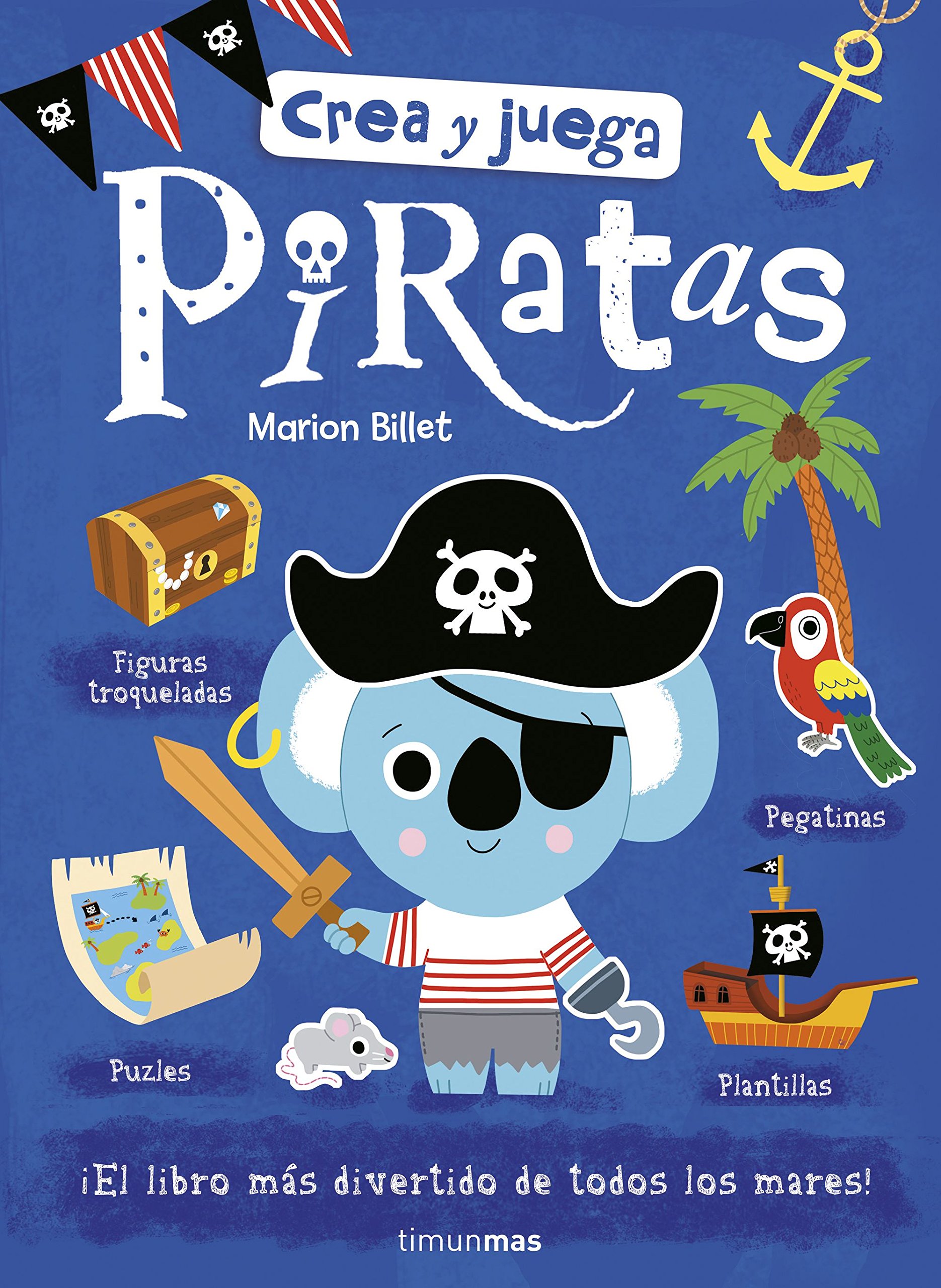 Crea y juega. Piratas (Libros de actividades)