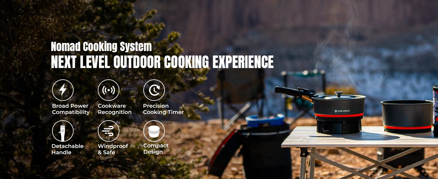 Amazon.com: Stoke Voltaics Nomad Cooking System with Bag, Electric