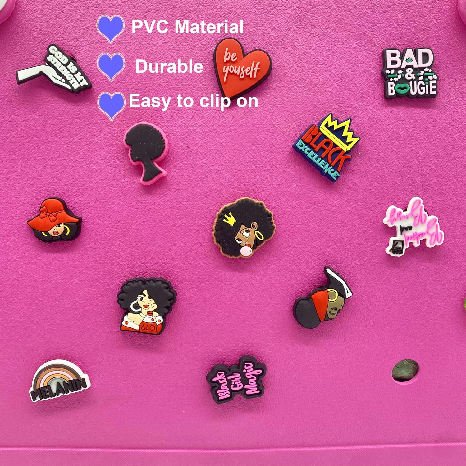 Kinearcharms Bag Charms Compatible for Bogg Bags Accessories Decoration fits for Simply Southern Beach Totes,Rubber Beach Totes Accessories image 2