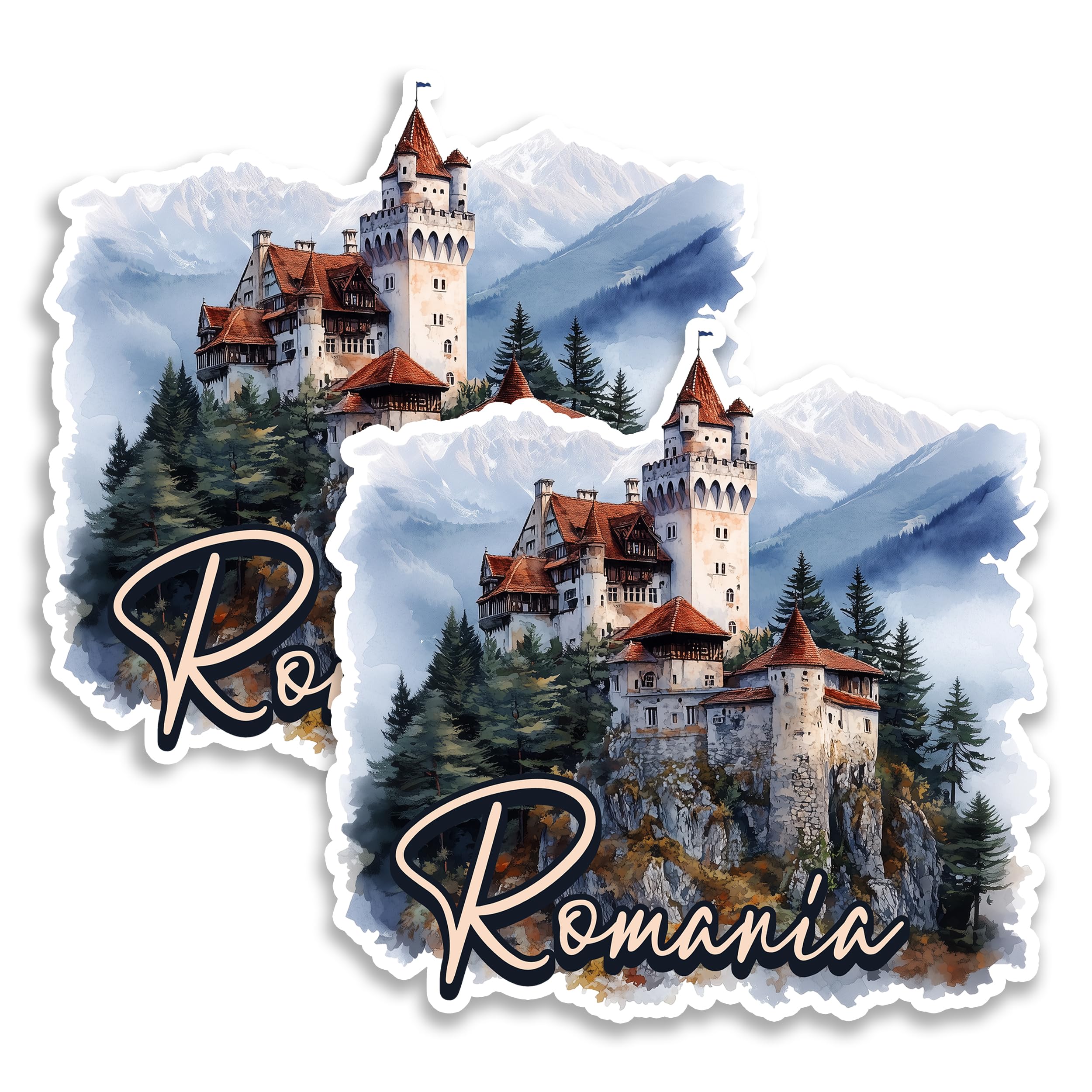 Aimants Roumanie lot déco de 10,2 cm, idée cadeau souvenir mignon et amusant