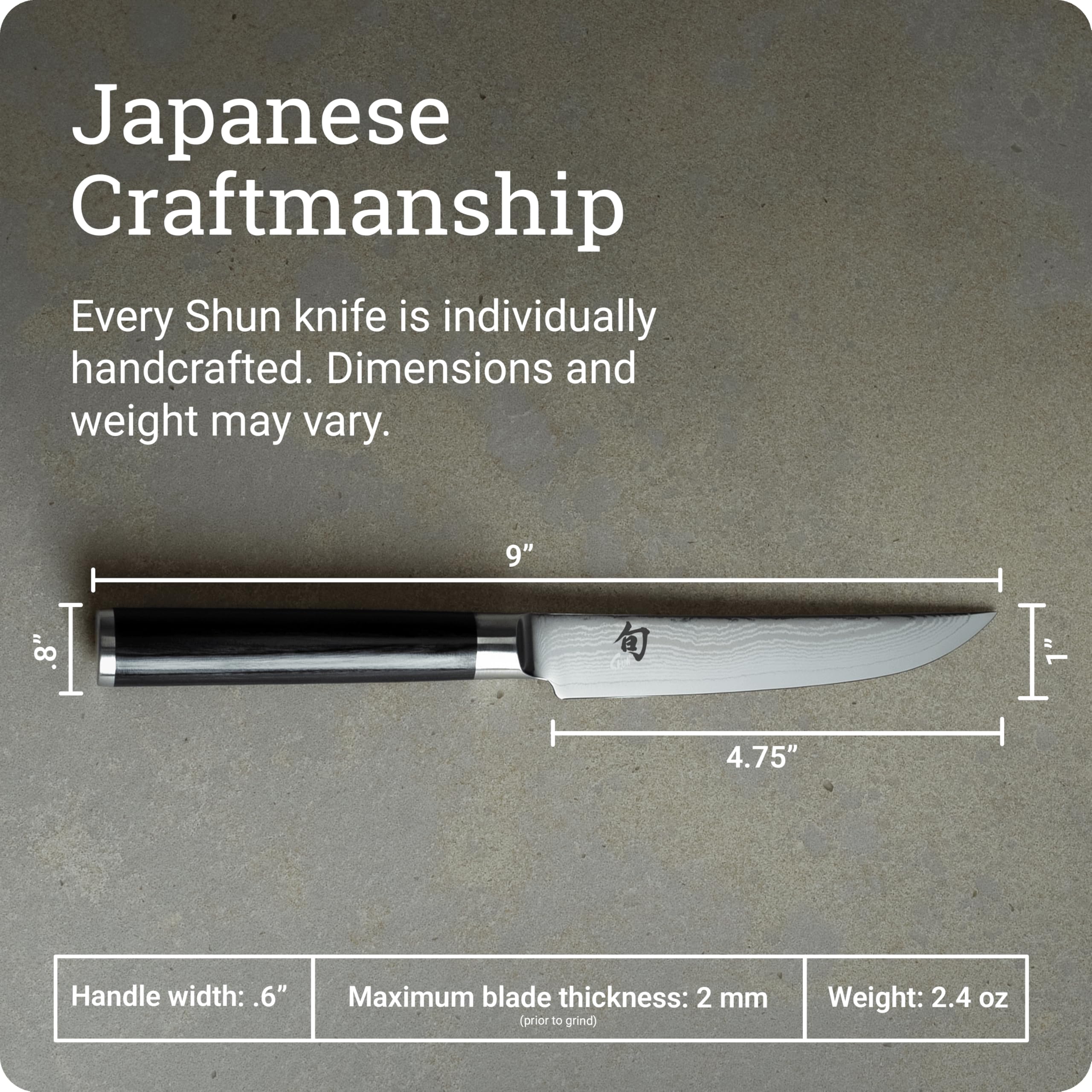 KAI Shun Nagare coltello da pane lunghezza lama 23 cm - 72 strati di acciaio damasco VG 2 & VG 10 lama a doppio nucleo - Manico in legno di Pakka grigio-nero