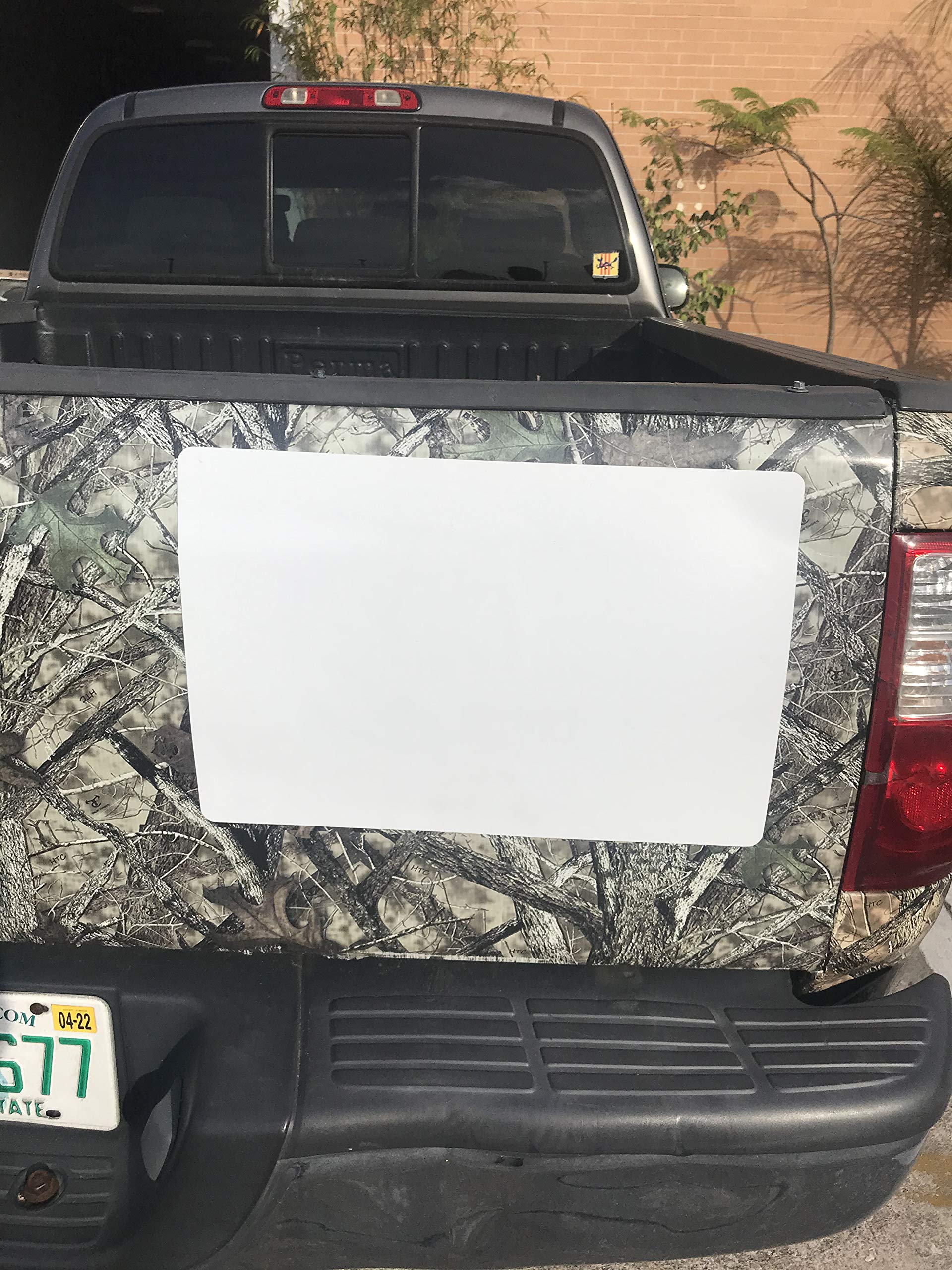 Yard Signs Car Magnets (2 Pack) – Blank Car Magnet 12x18 inch – Perfect Magnet for Car to Advertise Business, Cover Company Logo (for HOA), Prevent Car Scratches & Dents (Regular Wide) White