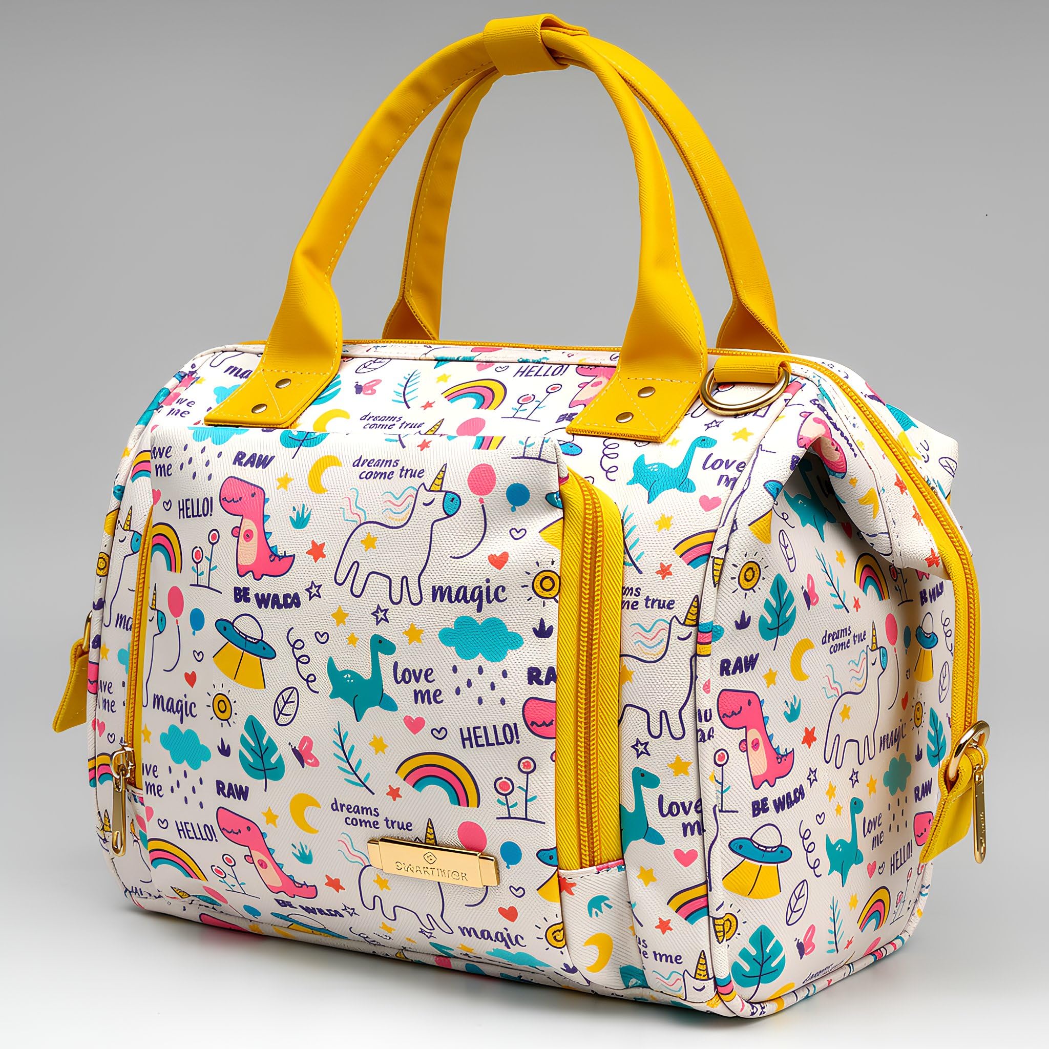 StarAndDaisy Baby Bag for Mother Travel/Diaper Bag for New Born Baby with Light Weight and Potable Design/Diaper Bags for Mom with Multi Compartments, Waterproof Baby Bag with Ultra soft fabric.-image-19