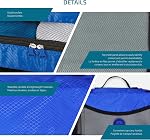 Austin House Travel Essentials Packing Cubes For Luggage — Set Of Three To Organize Your Suitcase, With Mesh Ventilation And Carry Handle, Zippered, Washable — Royal