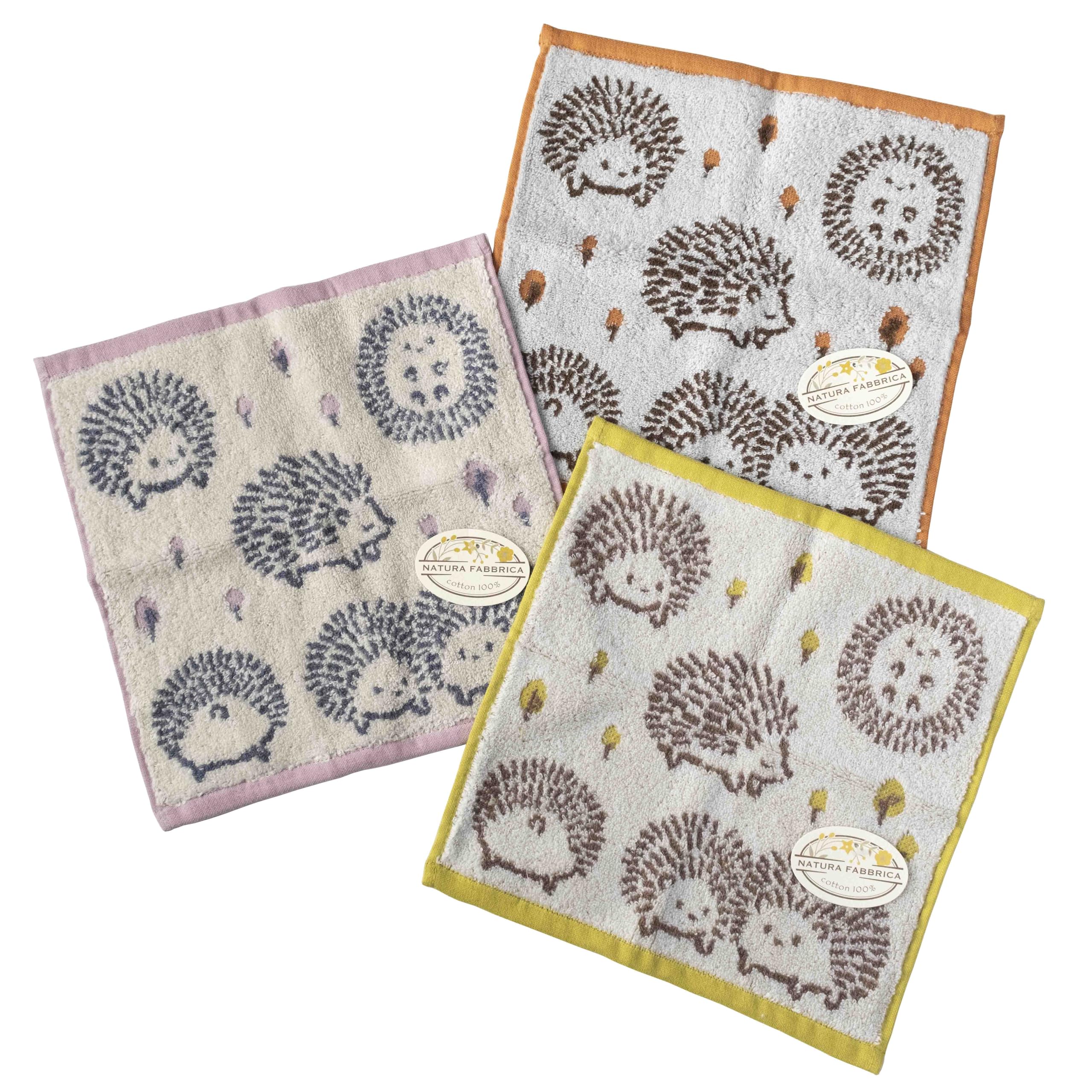 Amazon｜かわいい ハリネズミ ミニタオル ハンドタオル ハンカチ