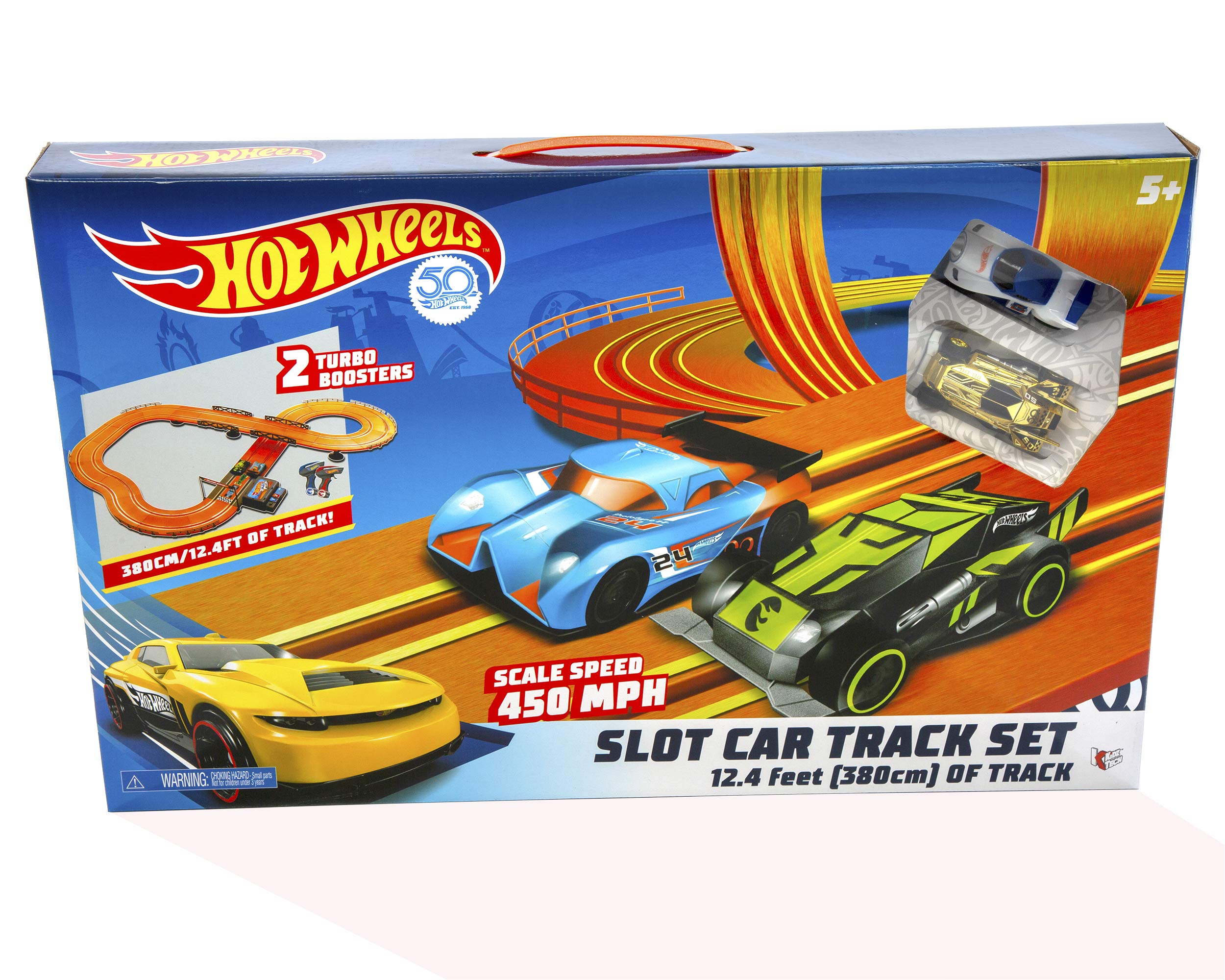Buy Kidz Tech Hot Wheels 12.4 ft. Battery Operated Slot Track Set