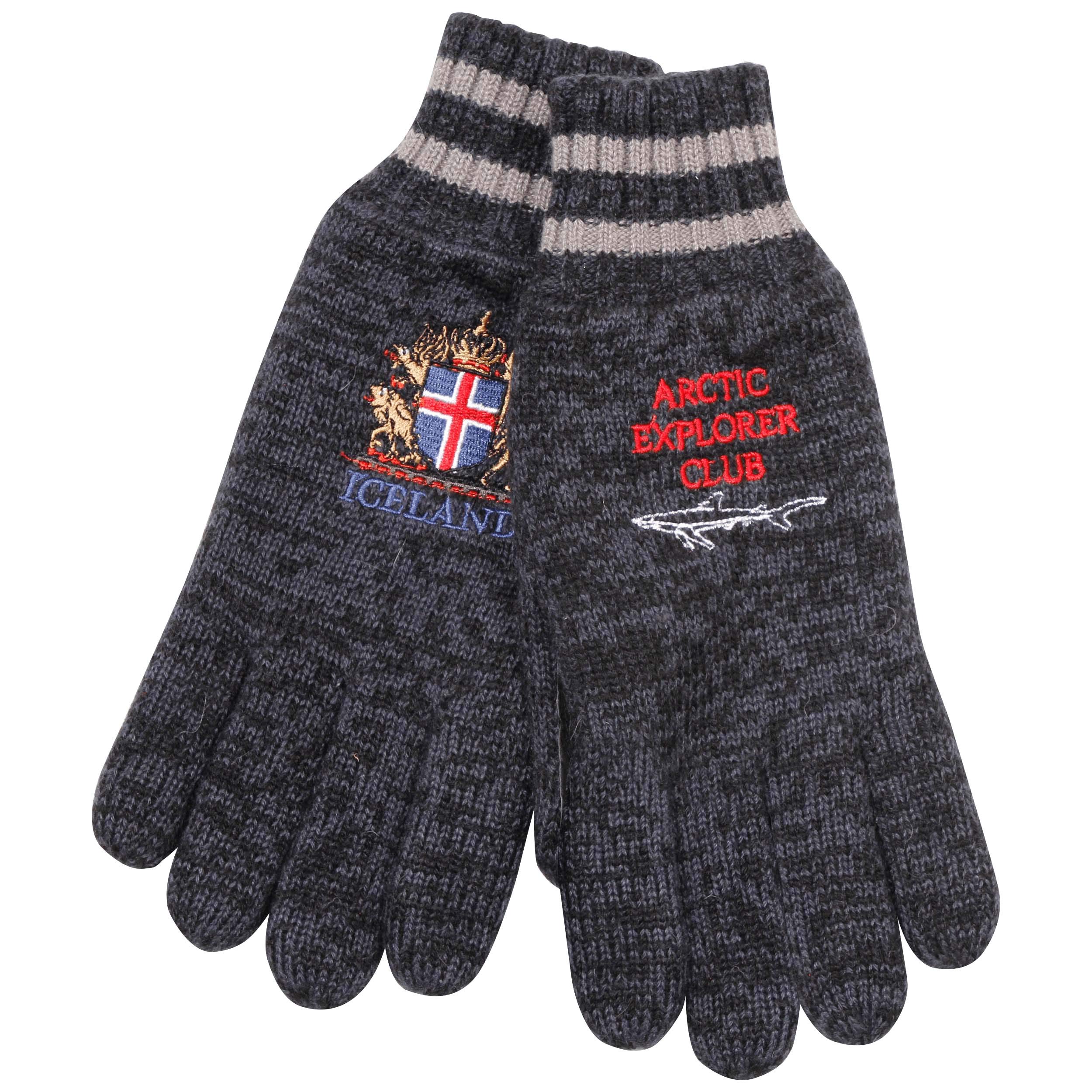 Icewear Men's Dark Blue Thor Gloves With Embroidery