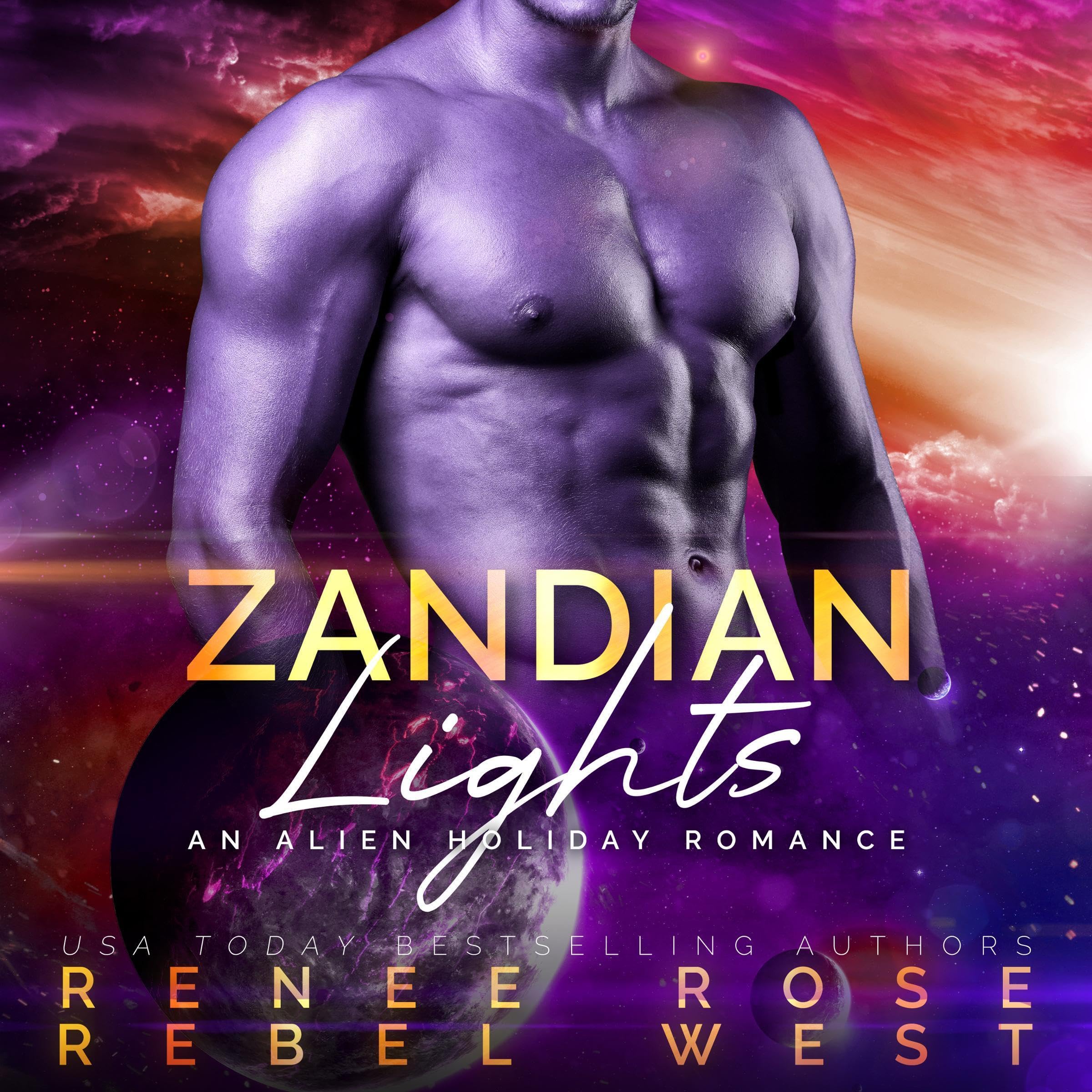 Cover art for Zandian Lights: An Alien Holiday Romance