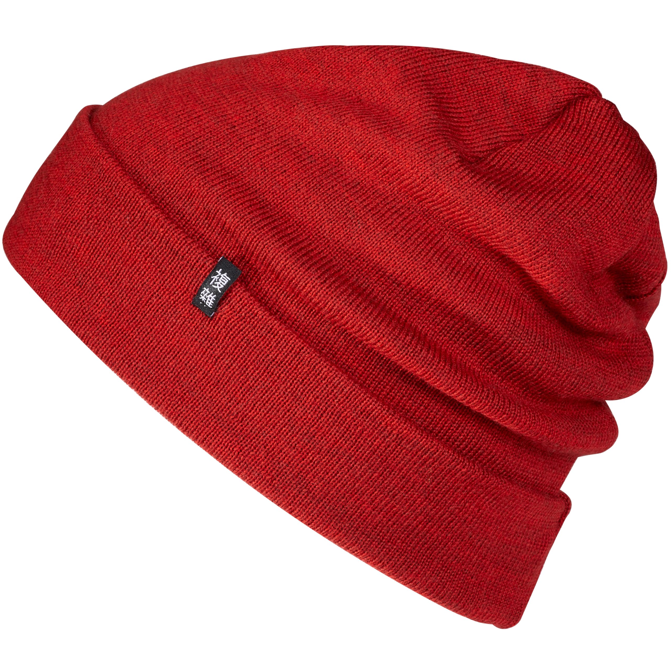 Enter The Complex Unisex Rust Red Enter The Complex® Merino Wool Hat, Slouch Beanie, 100% Merino Wool, Women And Men,