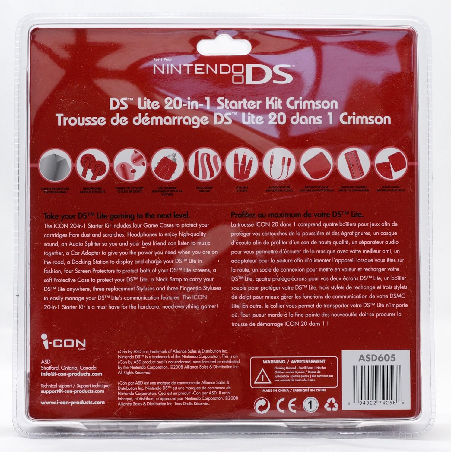20-In-1 Starter Kit - Crimson for DS Lite