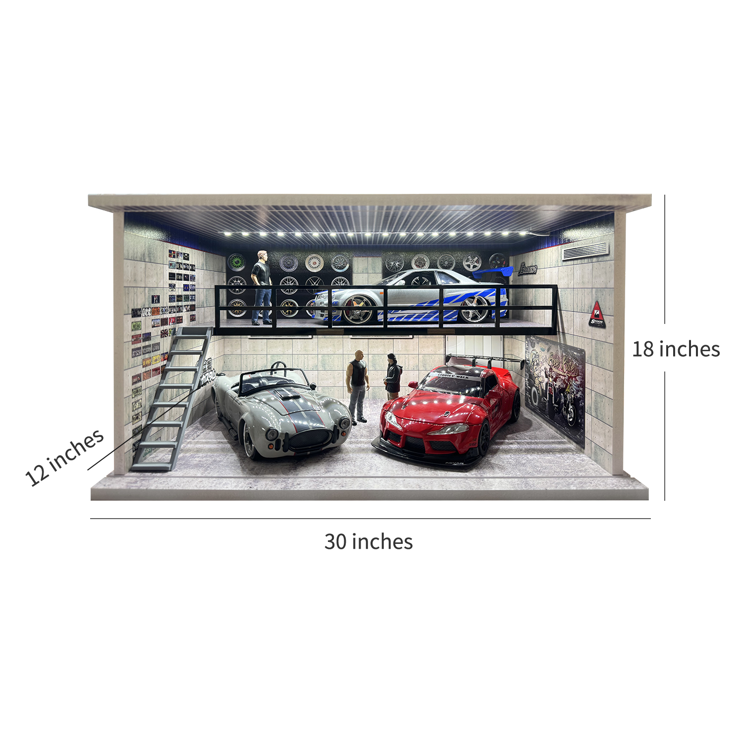 Amazon.com: 1:24 Scale Die-cast Model Car Display Case with