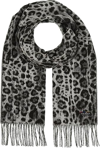 Sciarpa FRAAS In Cashmink 35x200 Cm - Più Morbida Del Cashmere, Stampa Animalier, Made In Germany, Autunno Inverno - 3