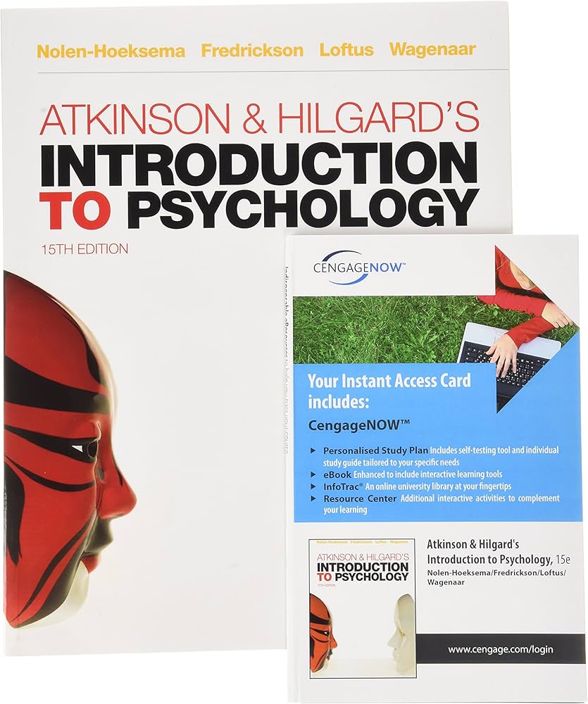 INTRODUCTION TO PSYCHOLOGY 第16版