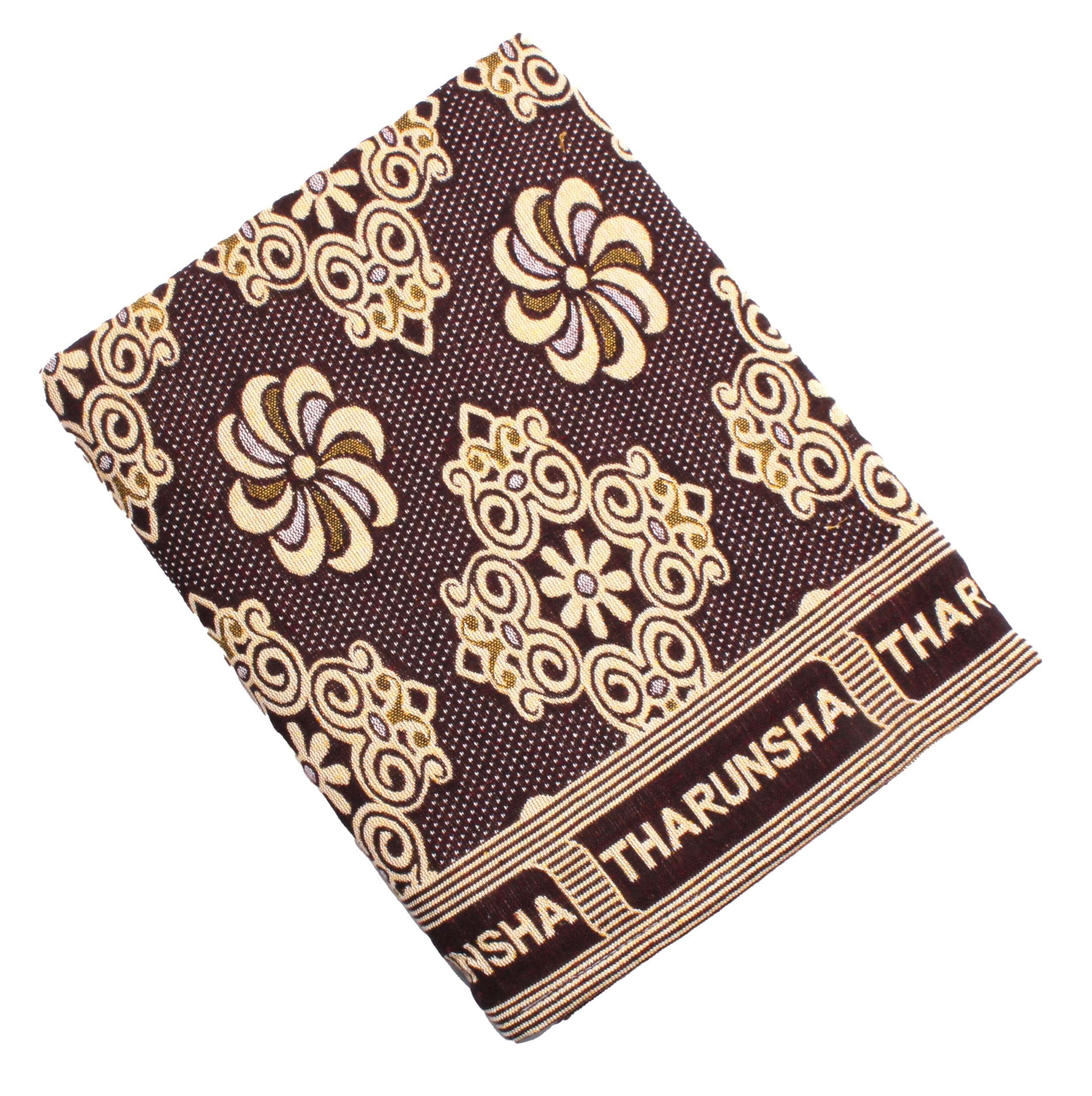 THARUNSHA ELITE Premium Blanket Quality Single Size Solapur Cotton Chaddar / 100% Cotton Blanket/Bedsheet/Reversible Blanket for Daily use (60x90 inches) Set of 1 (Maroon with Rangoli) (B0D9NM6BZW) Amazon Price History, Amazon Price Tracker