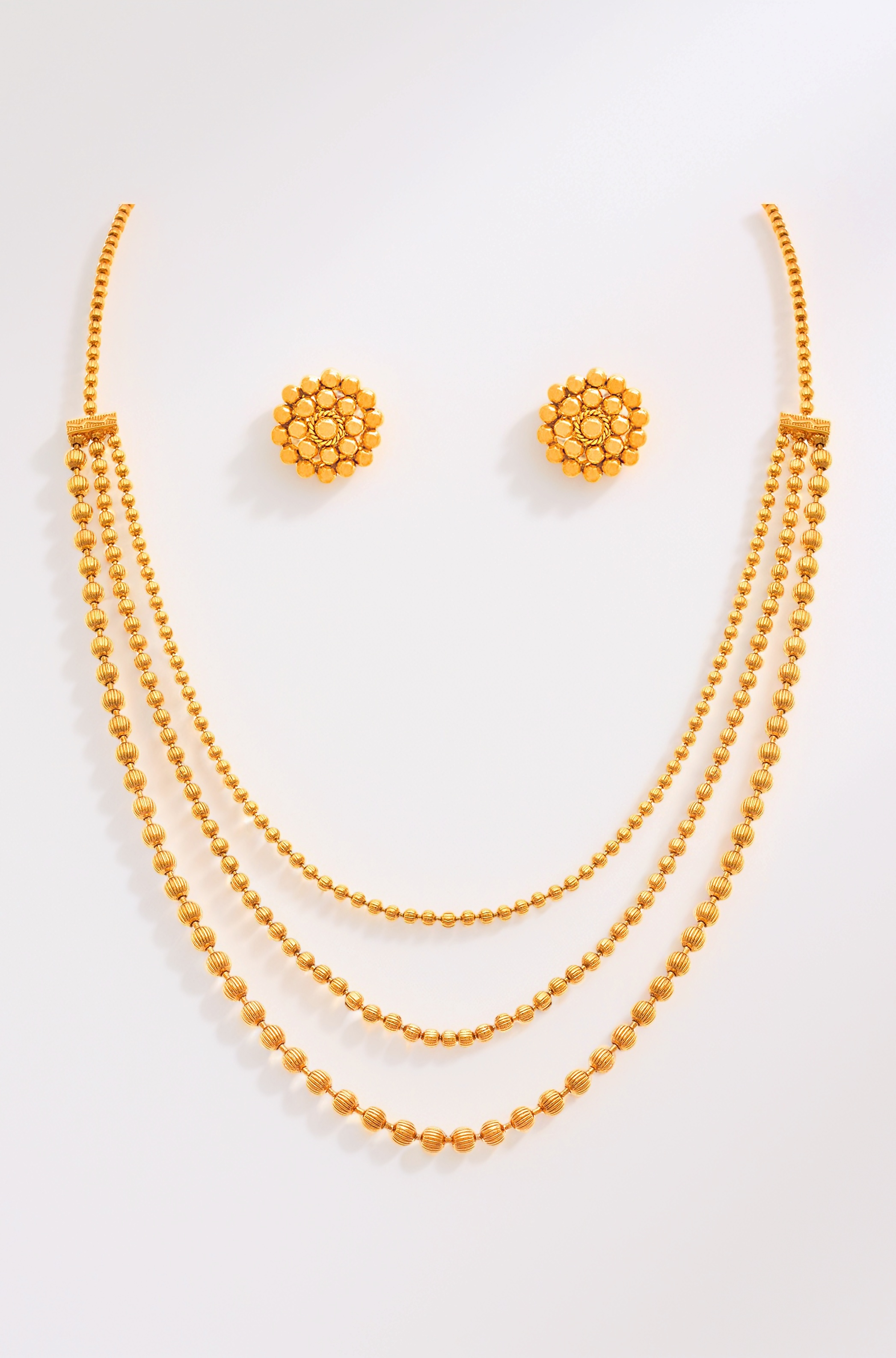 Jewellery for Less Gold Plated Necklace & Earrings Set for Women