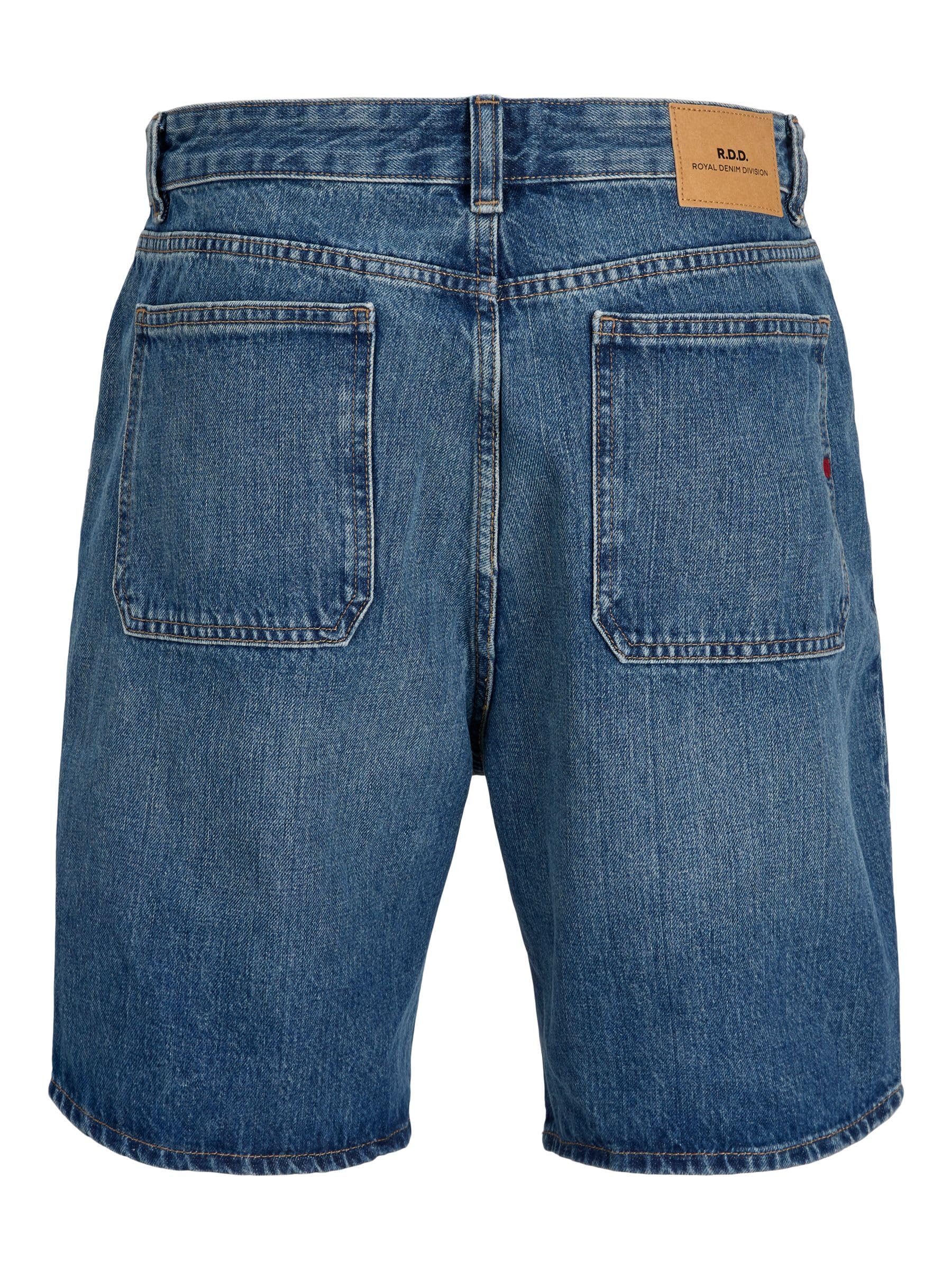 JACK & JONES Pantalones cortos de mezclilla RDD Loose Fit Vaqueros
