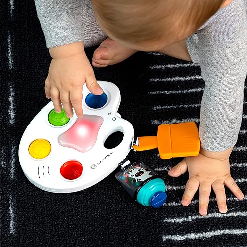 Miniatura 4 de Baby Einstein Juguete sensorial antiestrés con paleta de colores, para bebés de 6 meses en adelante