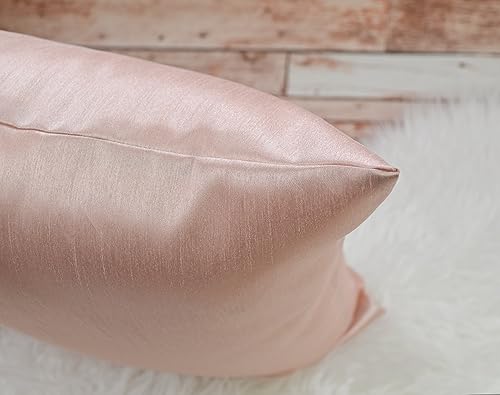 Vista 238 de Aiking Home - Funda de almohada de seda sintética, cierre de cremallera, juego de 2