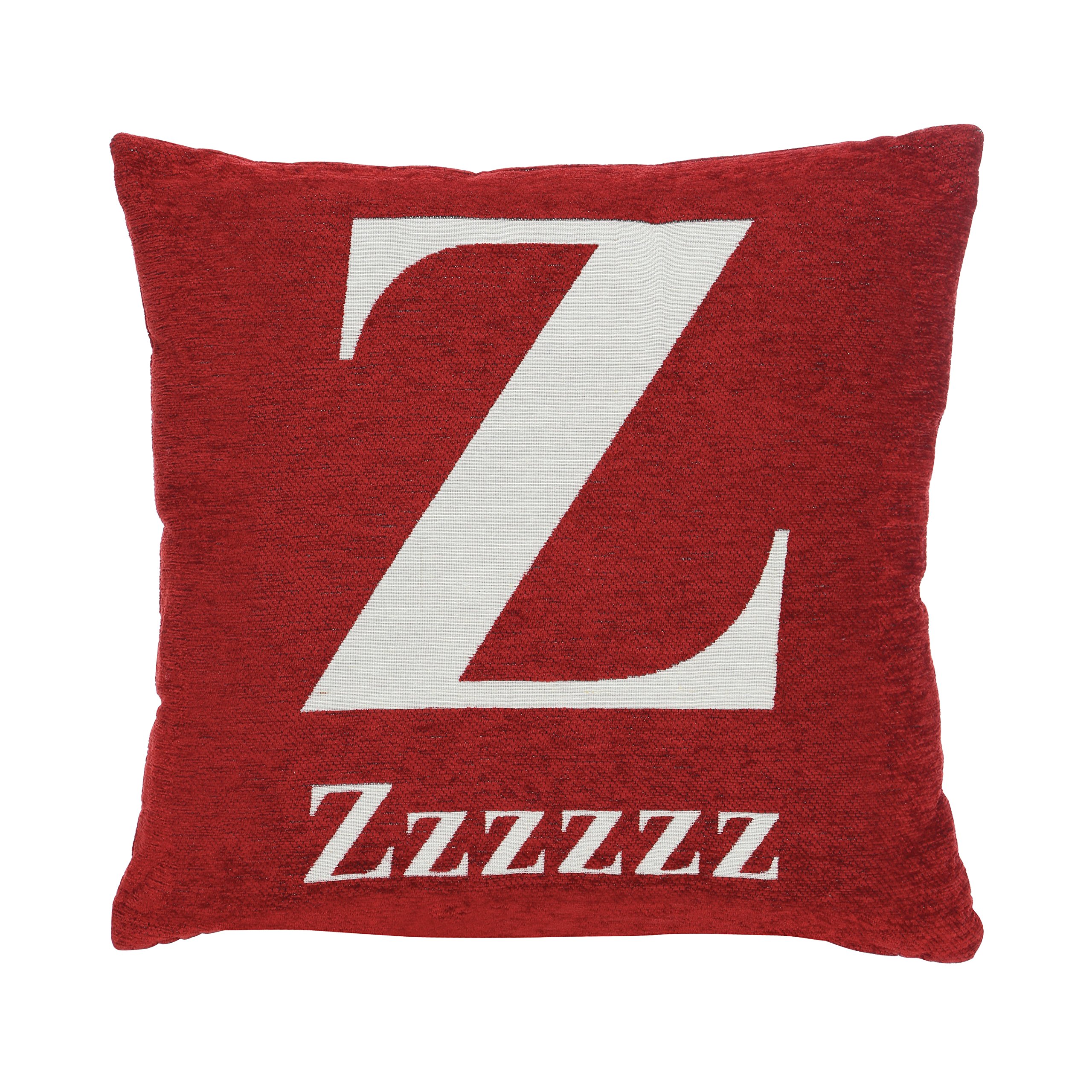 Premier Housewares Words 'Zzzzzz' Cushion Red