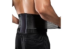 BraceUP Back Support Belt: XXL Back Brace for Big Men with Enhanced...