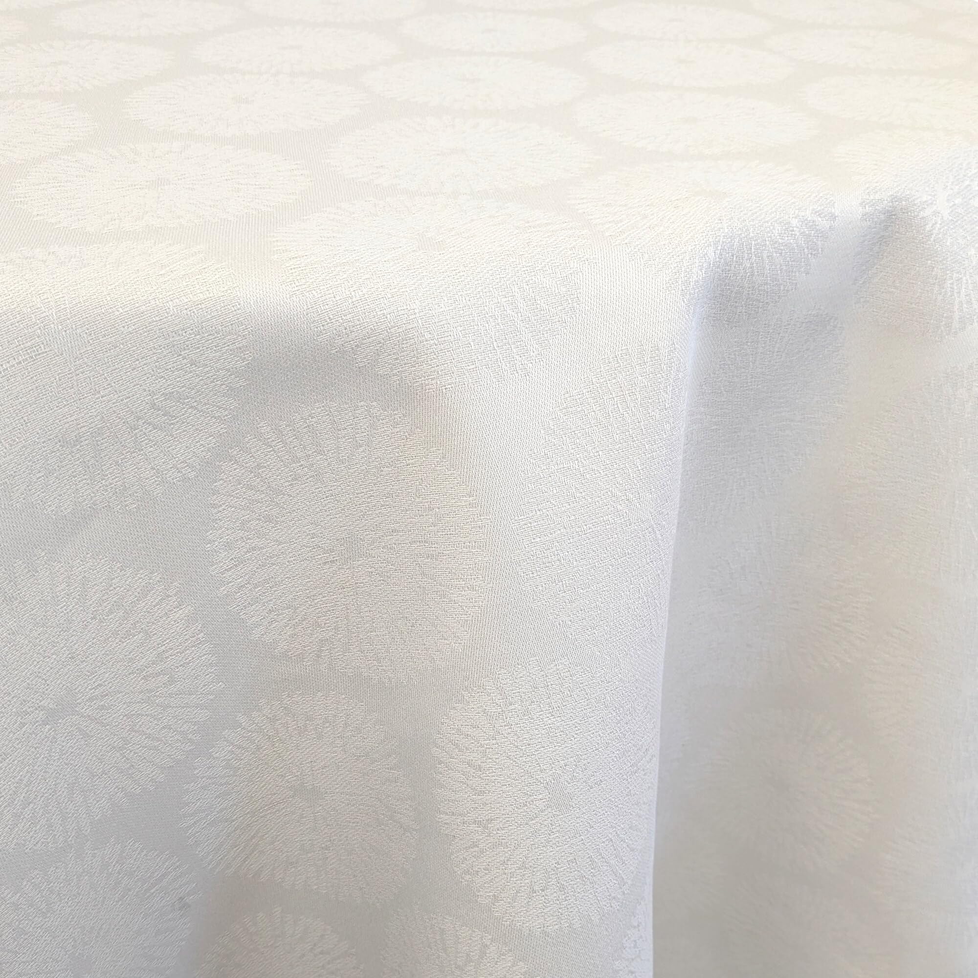 Nappe ovale 180x240 cm HÉLIOS Ecru 100% coton + enduction acrylique
