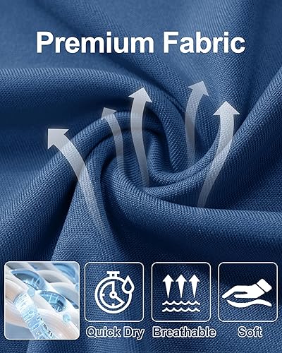 Miniatura 5 de MAGCOMSEN - Camisas de manga larga para hombres UPF 50+ Protección UV contra el sol, camisas atléticas para senderismo, correr, entrenamiento