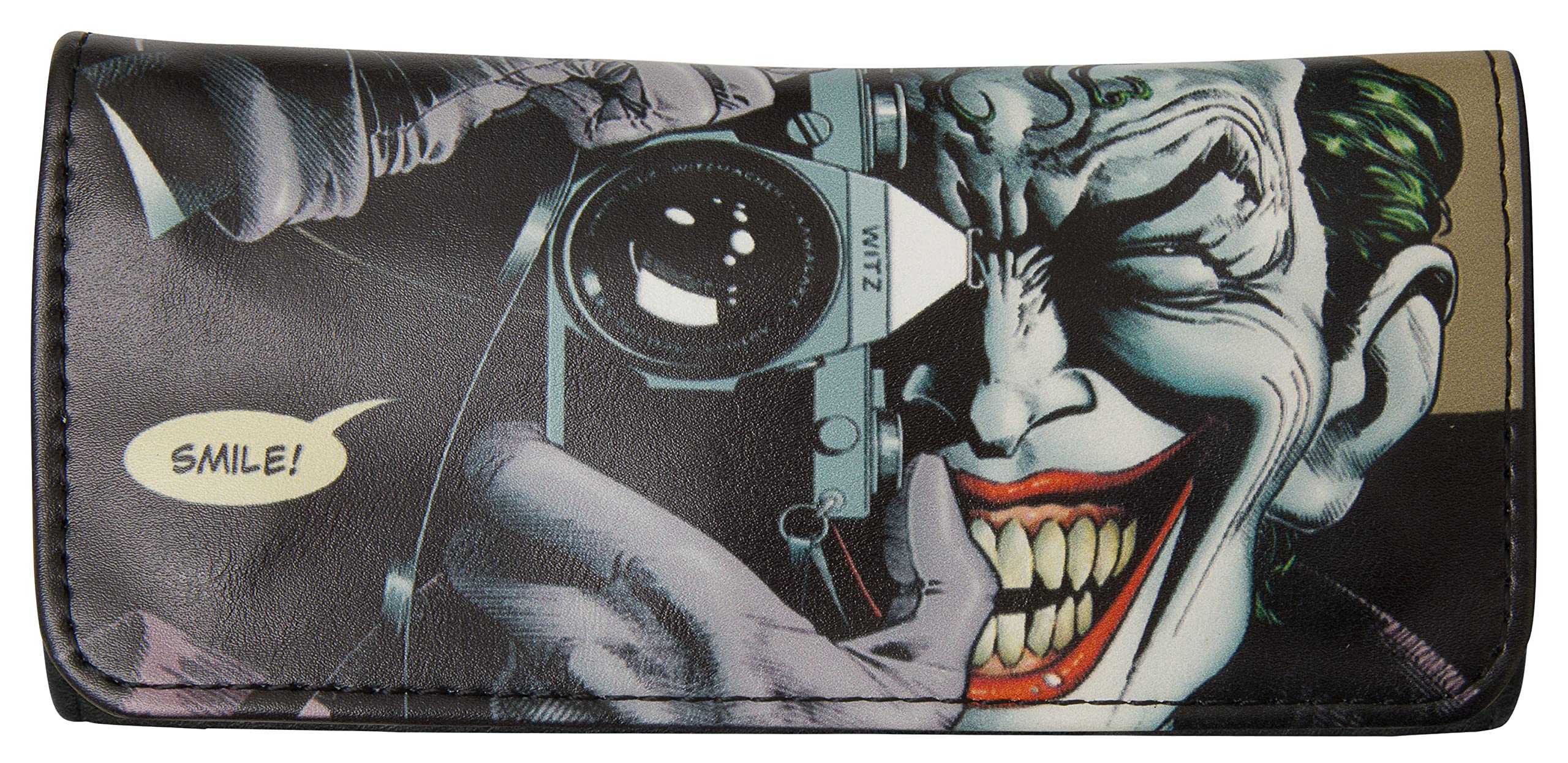 GL Leather AccessoriesFaux Leather Tobacco Pouch - Smile